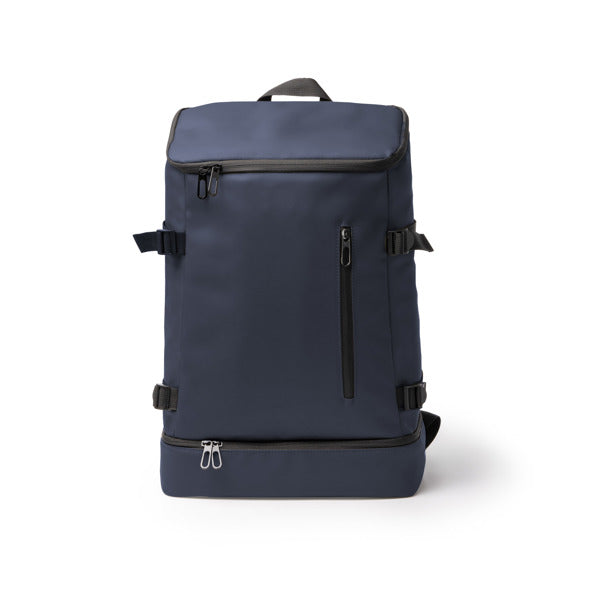 Mochila de Poliéster com Compartimento para Laptop e Zíper