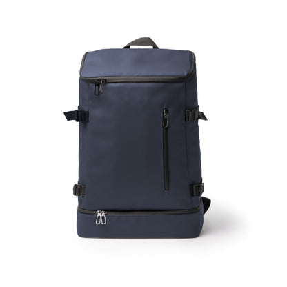 Mochila de Poliéster com Compartimento para Laptop e Zíper
