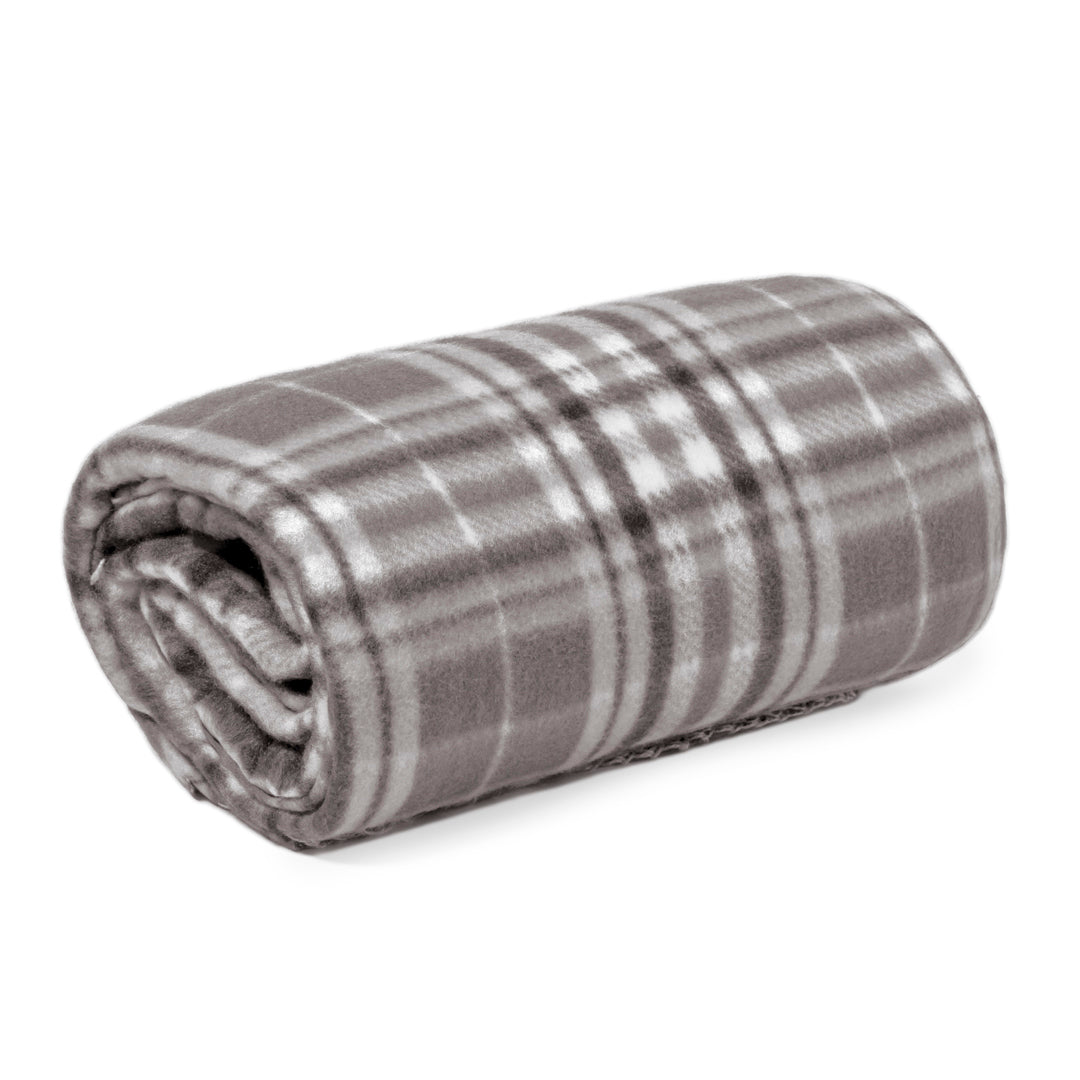 Manta RPET Tartan Bicolor Compacta e Sustentável