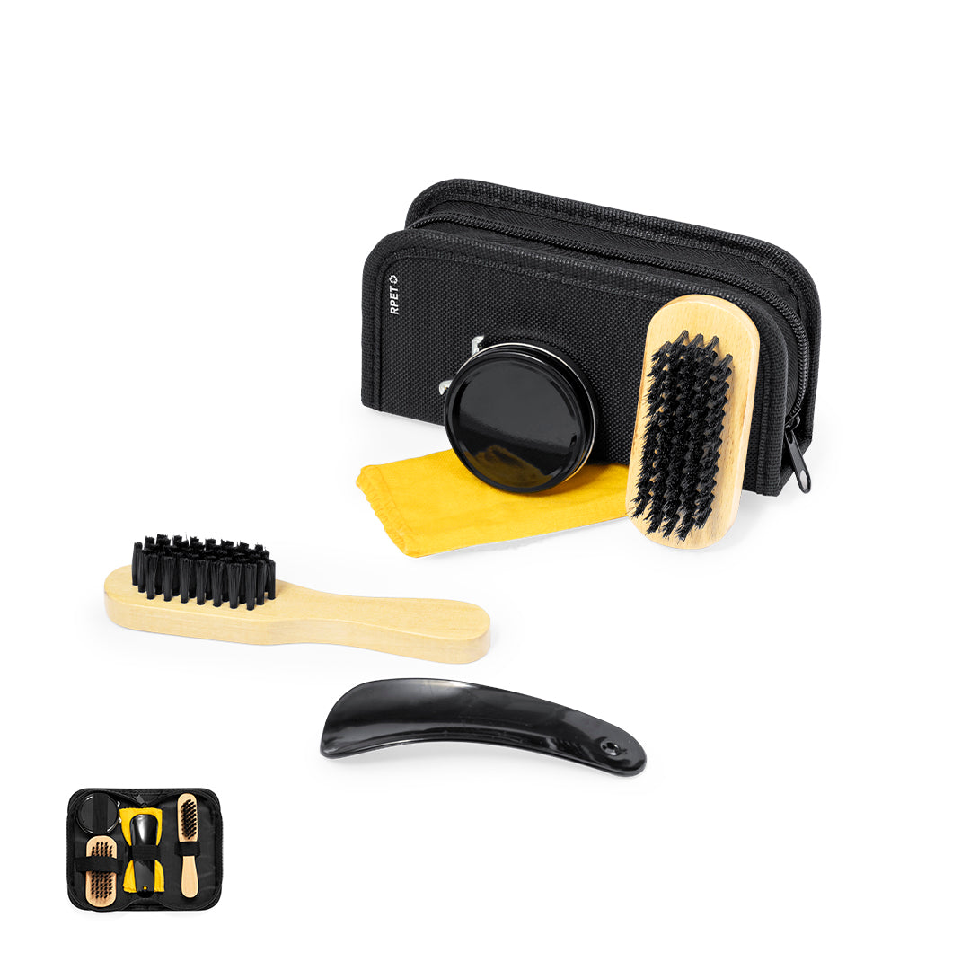 Set Prático para Limpeza de Calçado com Estojo RPET