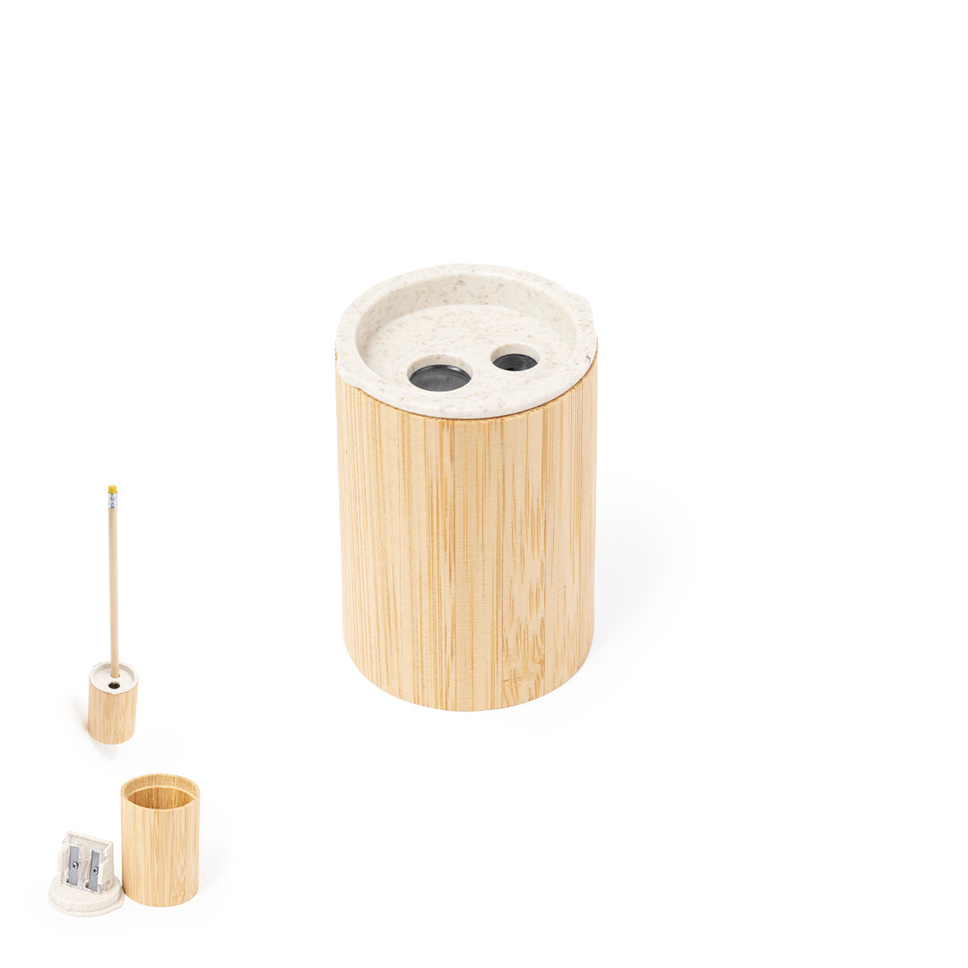 Afiador Ecológico de Palha de Trigo e Bambu