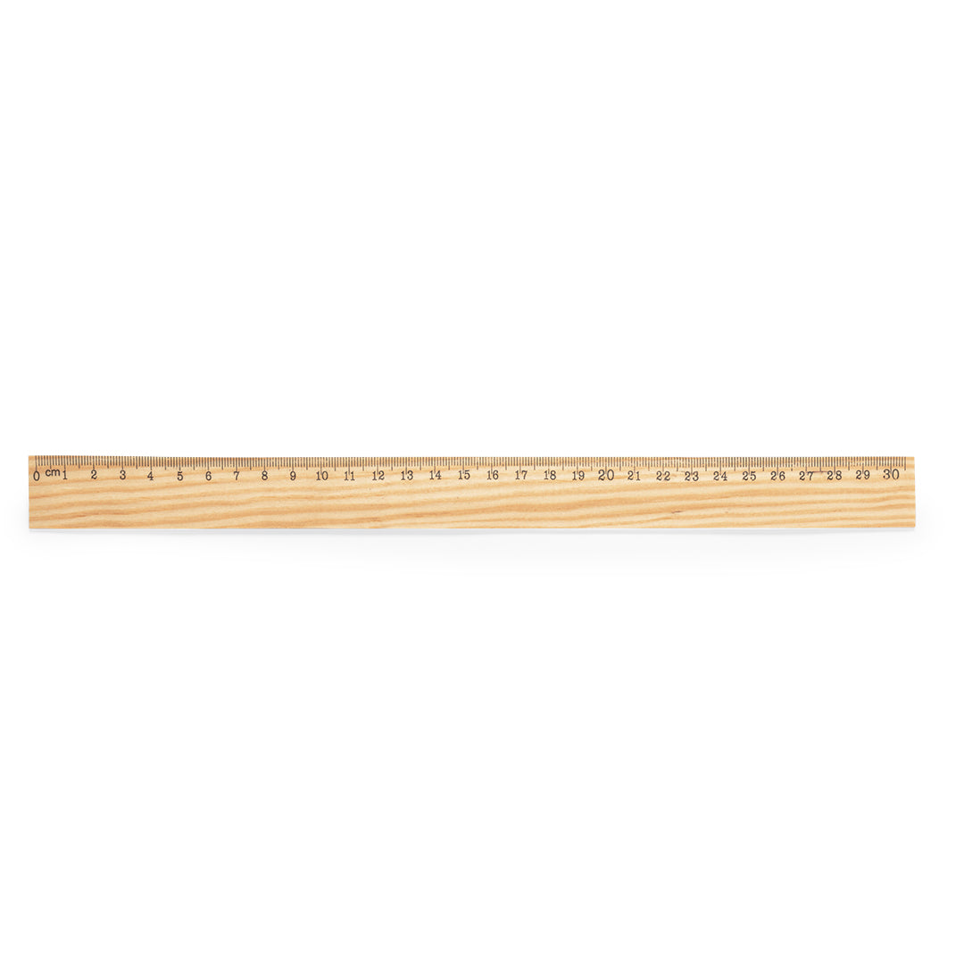 Regra de Madeira Arnax 30cm - Precisa e Ecológica