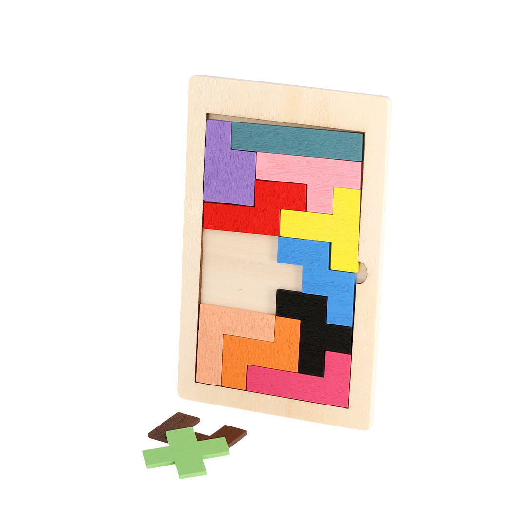 Jogo de Habilidade em Madeira Colorida Brodix