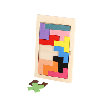 Jogo de Habilidade em Madeira Colorida Brodix