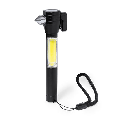 Martelo de Emergência Multifuncional com Lanterna LED