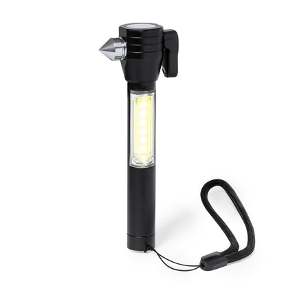 Martelo de Emergência Multifuncional com Lanterna LED