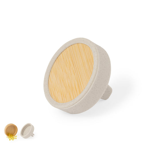 Ambientador de Veículo em Bambu e Silicone - Aroma Limão