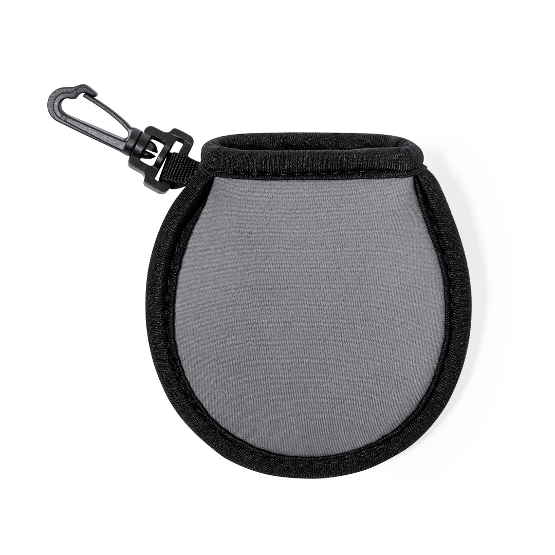 Funda Limpiadora para Bolas de Golfe com Mosquetão
