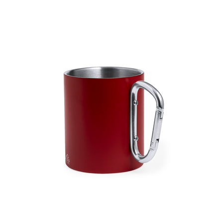Caneca Inox Reciclada 300ml com Mosquetão