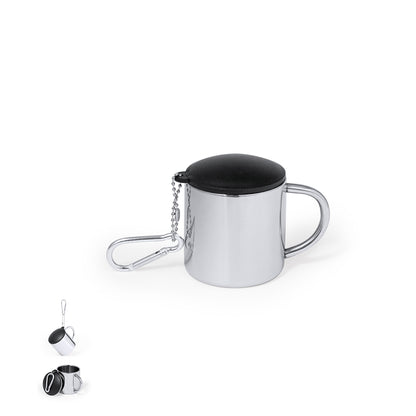 Caneca de Parede Dupla Inox - 145 ml