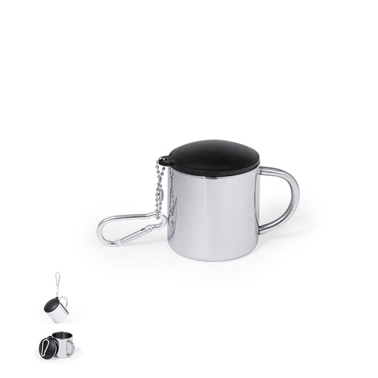 Caneca de Parede Dupla Inox - 145 ml