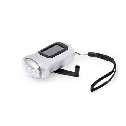 Lanterna Solar de Mão com Dinamo e LEDs Potentes