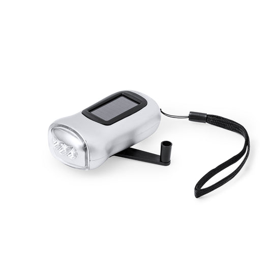 Lanterna Solar de Mão com Dinamo e LEDs Potentes
