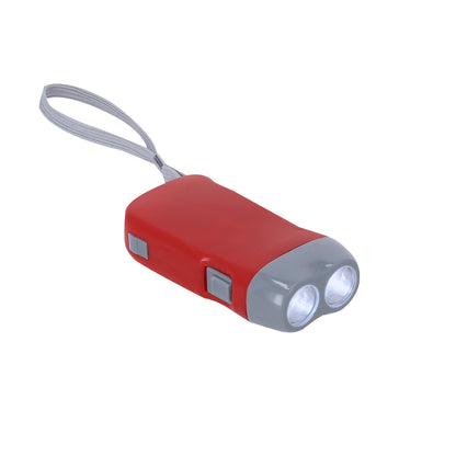 Lanterna Ecológica com 2 LEDs e Dinamo Manual