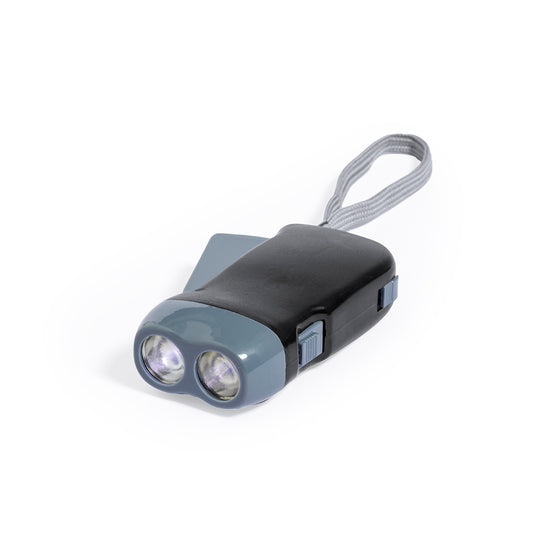 Lanterna Ecológica com 2 LEDs e Dinamo Manual