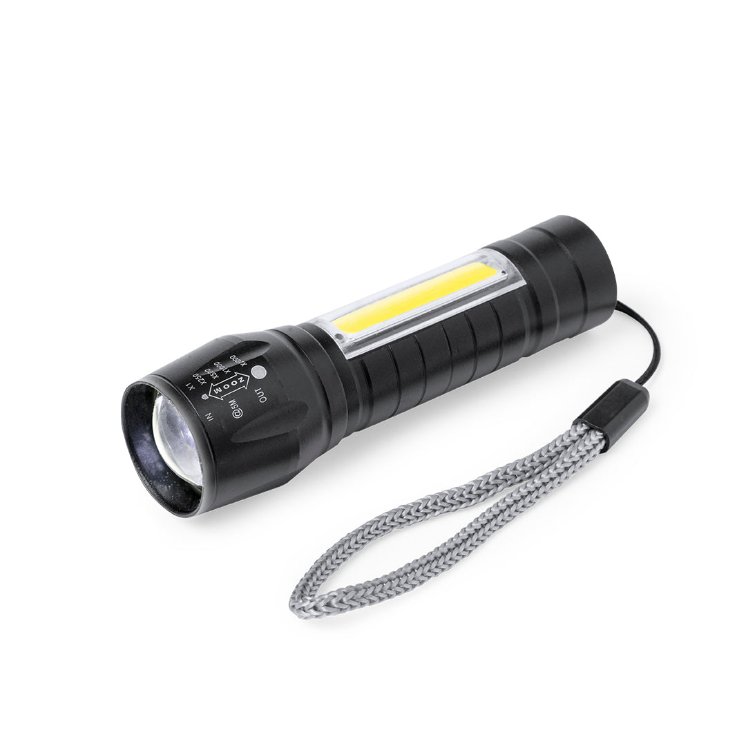 Lanterna Borah Recargável com LED e Cabeça Regulável