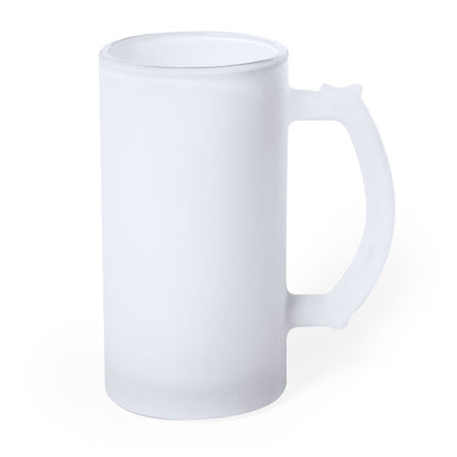 Caneca de Vidro Mate 500ml para Sublimação
