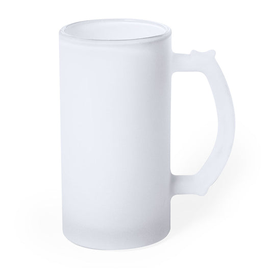 Caneca de Vidro Mate 500ml para Sublimação