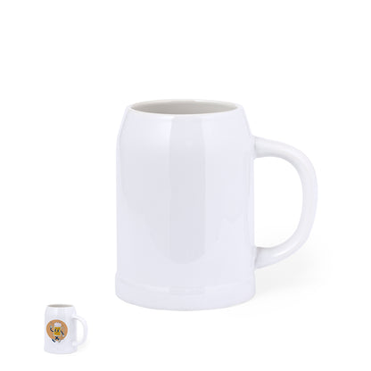 Caneca de Cerâmica Elegante para Apreciadores de Cerveja