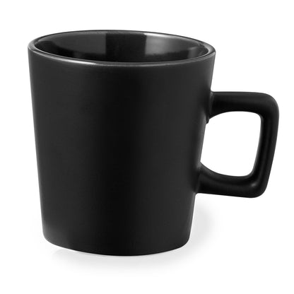 Caneca de Cerâmica Colorida com Pega Quadrada - 300ml