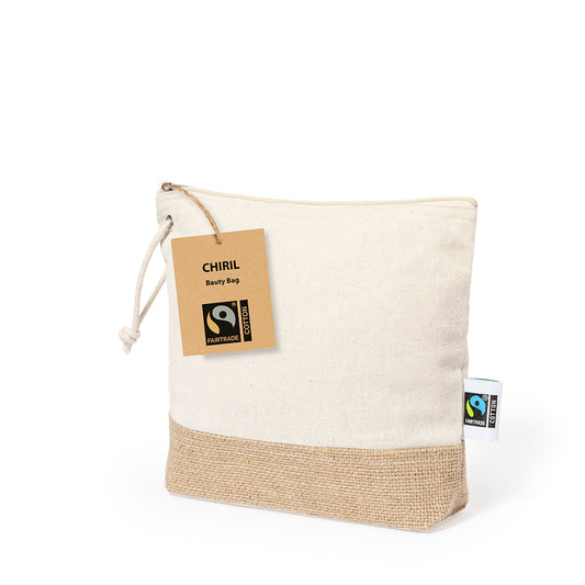 Neceser Fairtrade em Algodão e Juta Natural