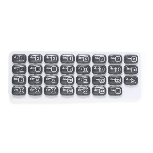 Pastillero Mensal Organizador com 31 Compartimentos