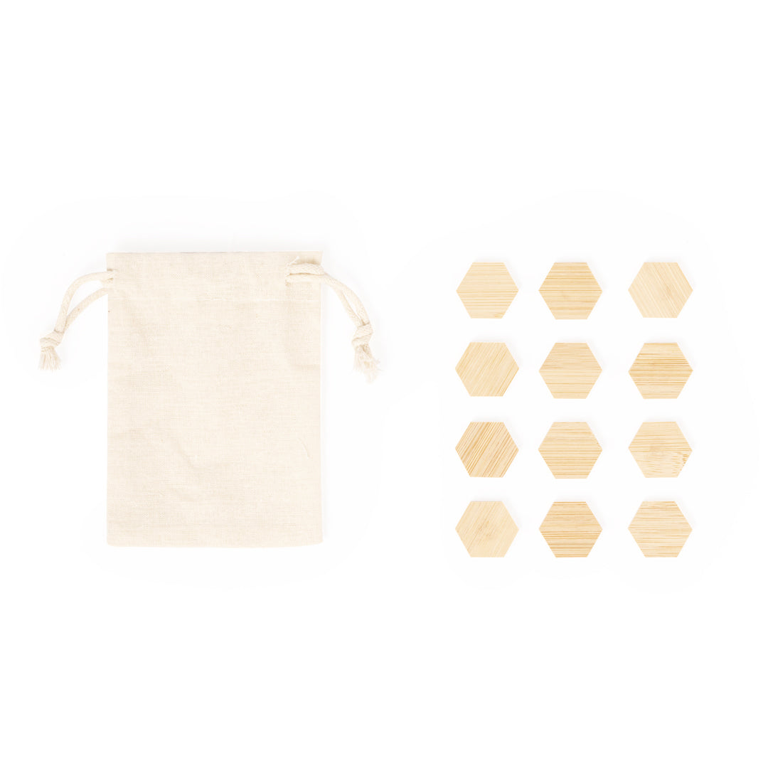 Conjunto de Ímanes de Bambu - Eco-Friendly e Estilosos