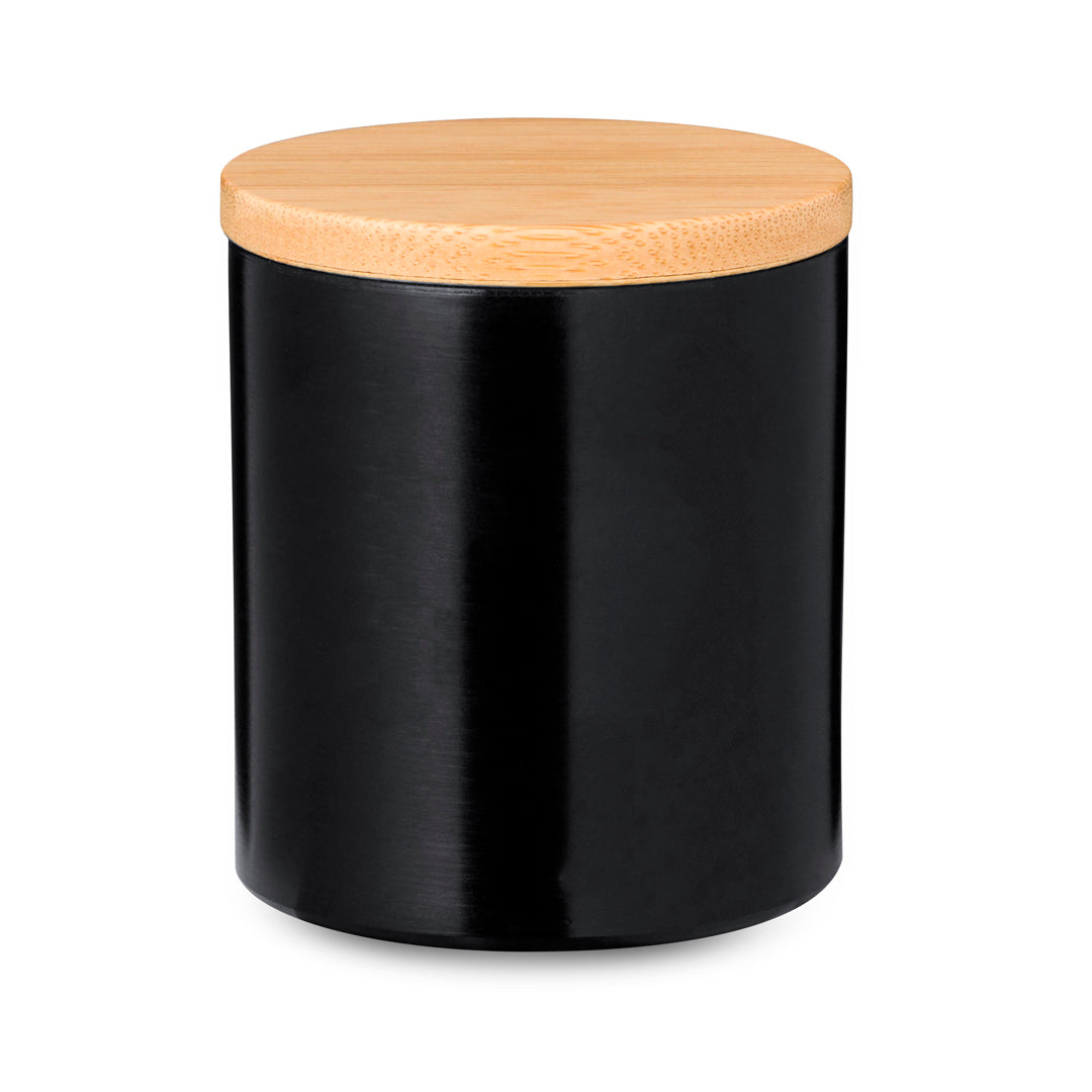 Vela Aromática Baunilha em Lata de Bambu