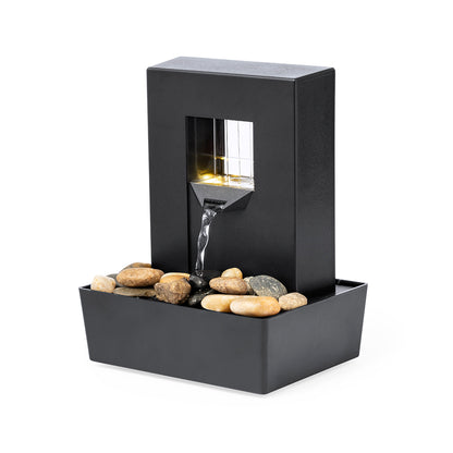 Fonte de Água Portátil com Luzes LED Relaxante