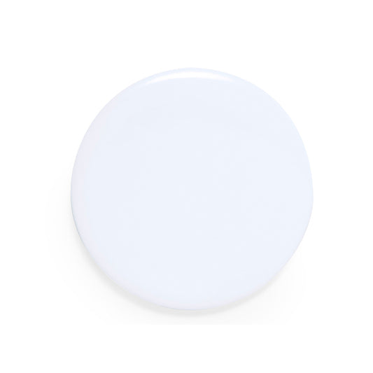 Pin Branco Versátil com Fecho Seguro
