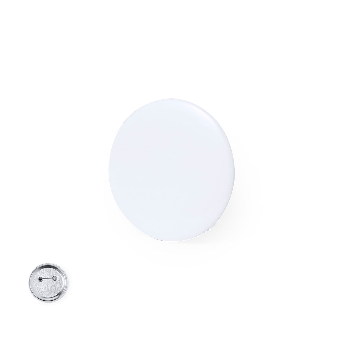 Pin Branco Grande Versátil para Personalizar