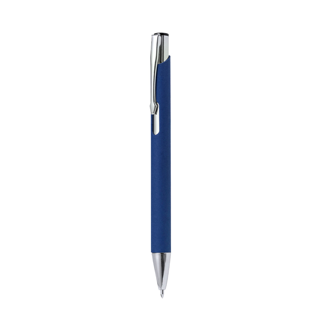 Caneta Nature com Corpo em Papel Reciclado e Tinta Azul