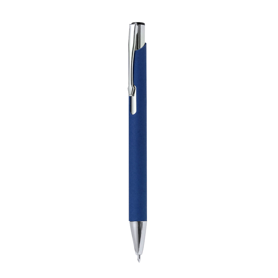 Caneta Nature com Corpo em Papel Reciclado e Tinta Azul