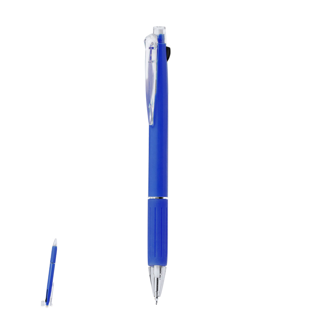 Caneta Multifuncional Lecon com Clip e Cores Vibrantes