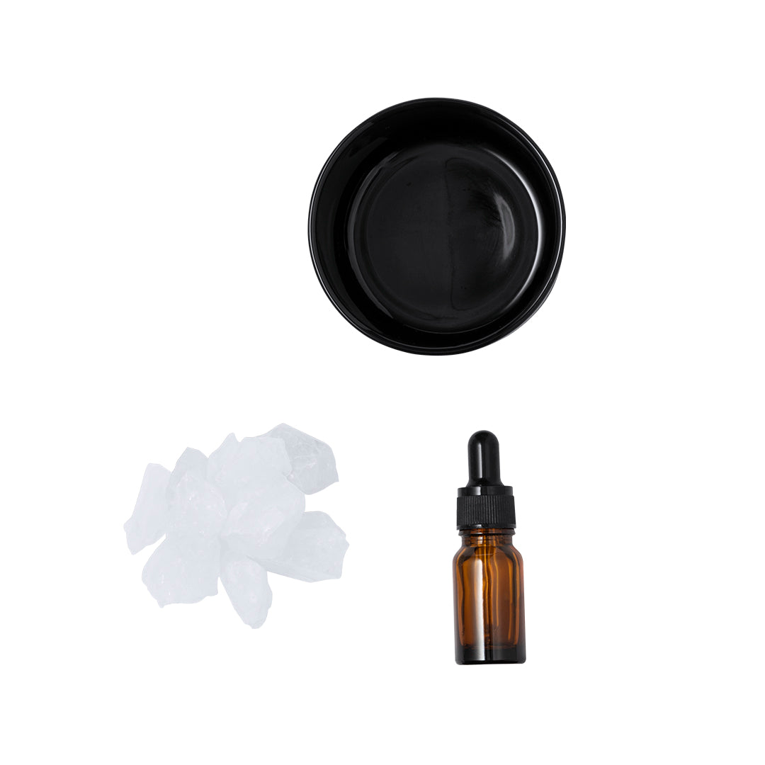 Difusor Aromático Natural com Cristais e Lavanda