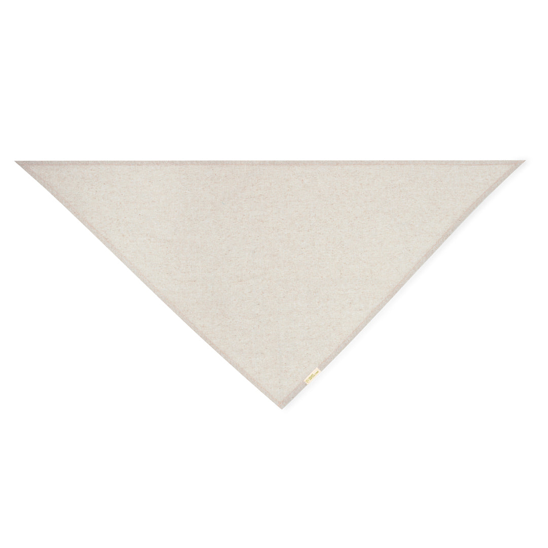Lenço Triangular Extra Grande em Algodão Reciclado