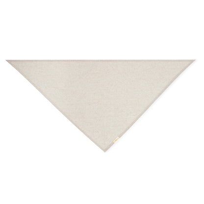 Lenço Triangular Extra Grande em Algodão Reciclado
