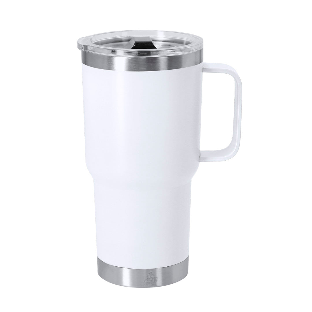 Caneca Térmica em Aço Inox Reciclado - 600ml