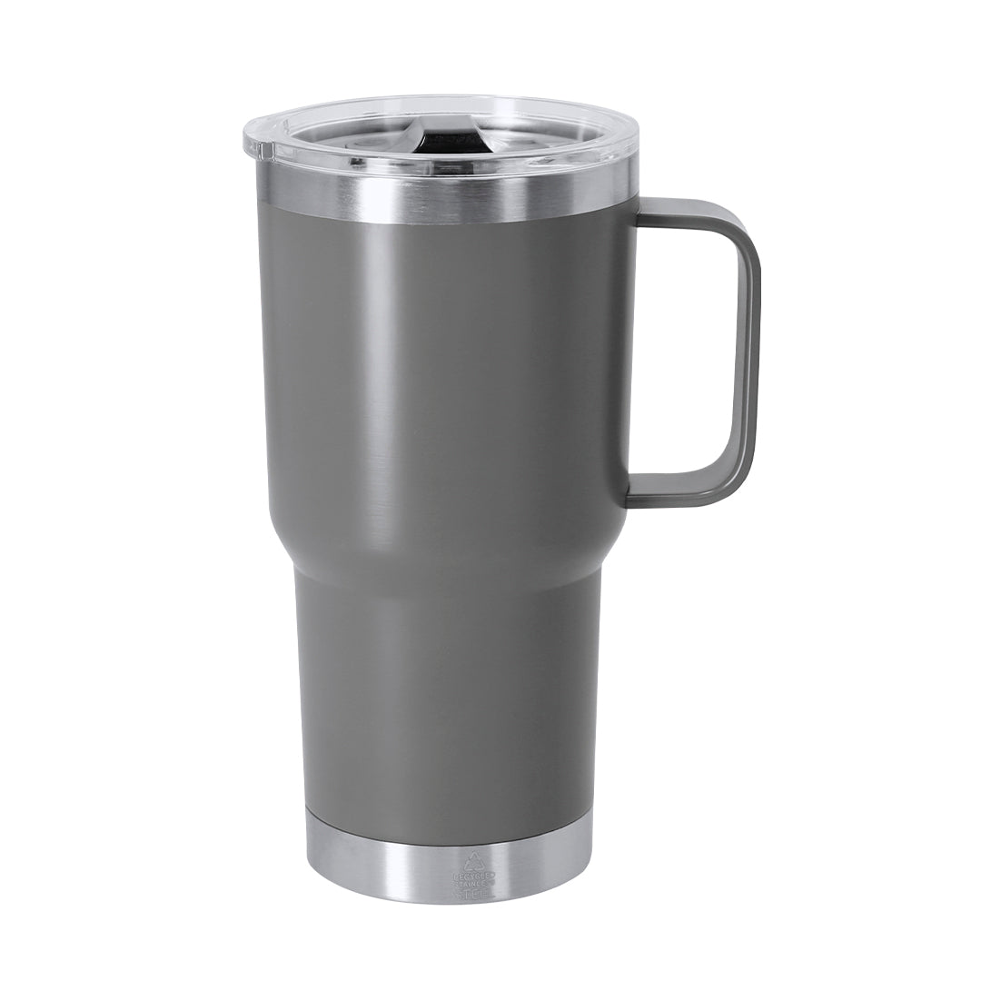 Caneca Térmica em Aço Inox Reciclado - 600ml