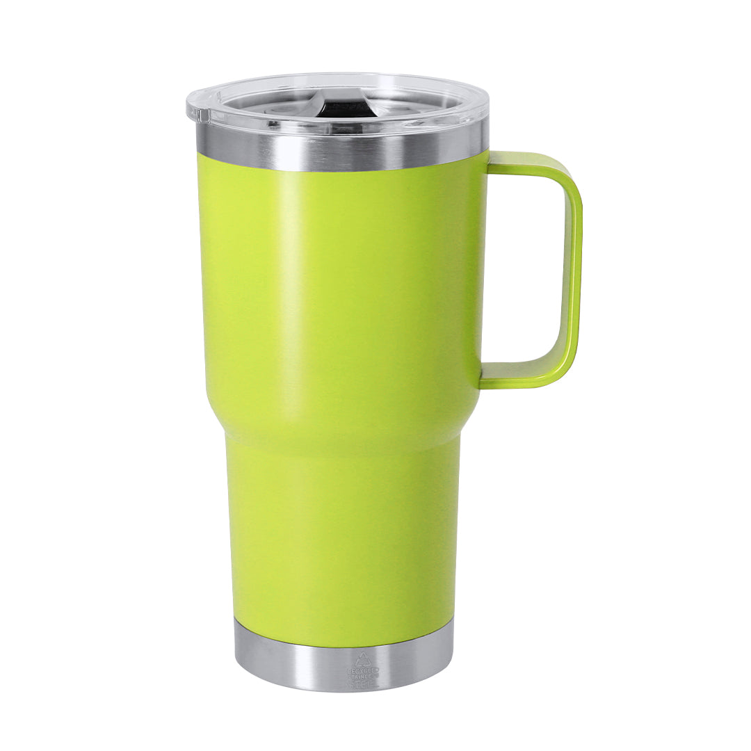 Caneca Térmica em Aço Inox Reciclado - 600ml