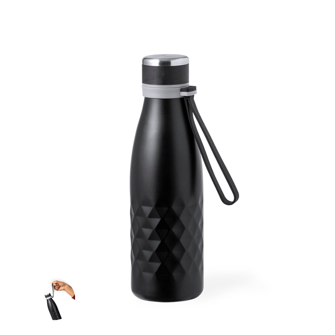 Hexor Bidão Térmico 550 ml em Aço Inox Elegante