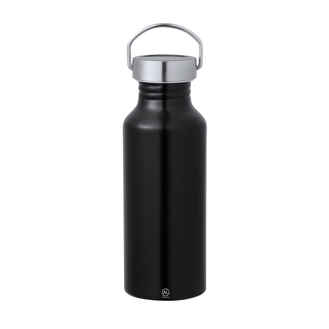 Bidão Zandor 650ml em Alumínio Reciclado Brilhante