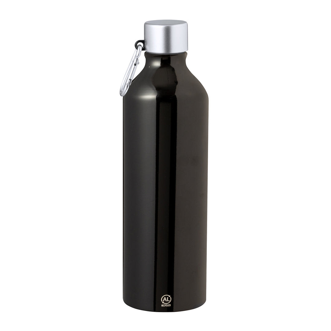 Bidão de Alumínio Reciclado 800 ml com Mosquetão