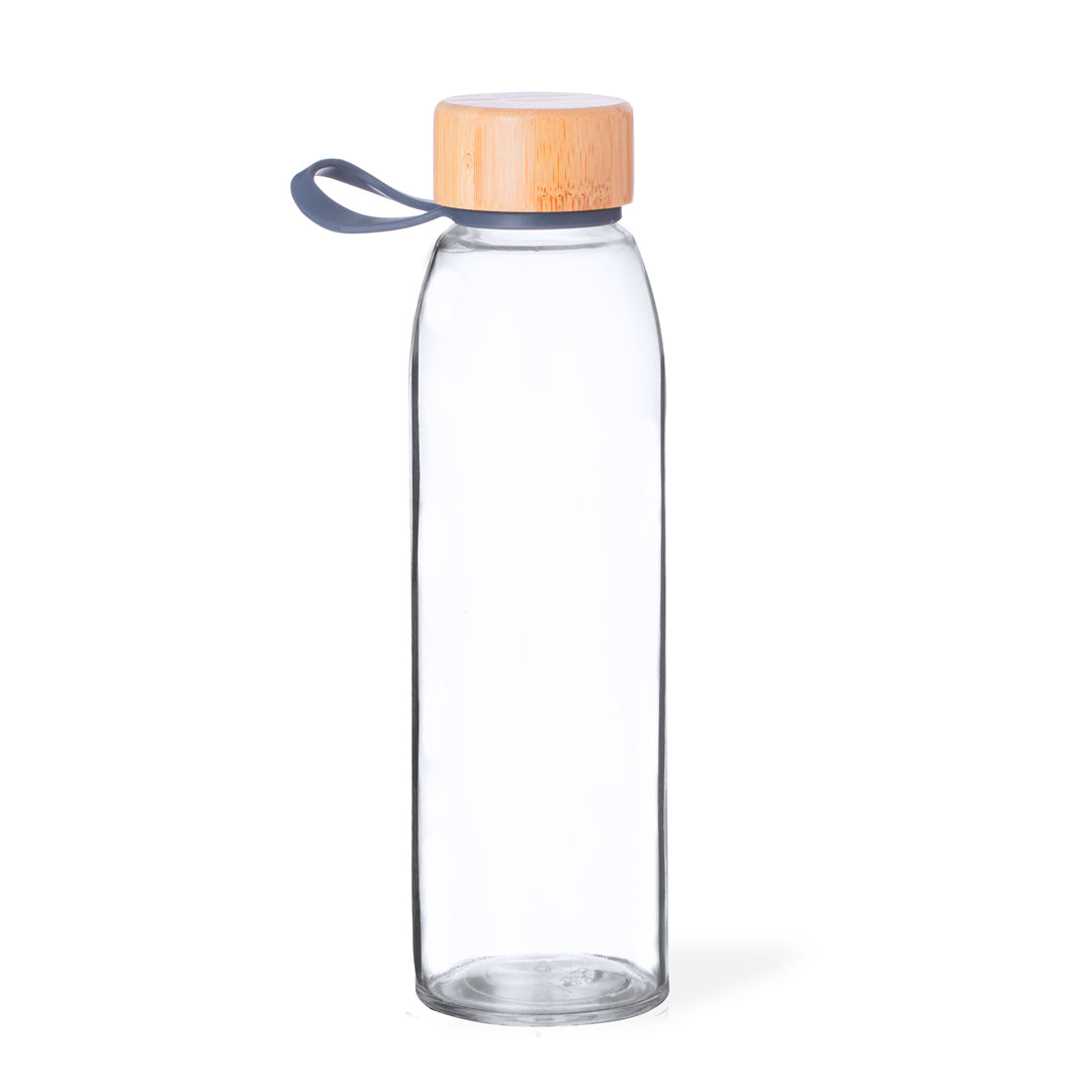 Bidão de Vidro Toniox 500 ml com Tampa de Bambu