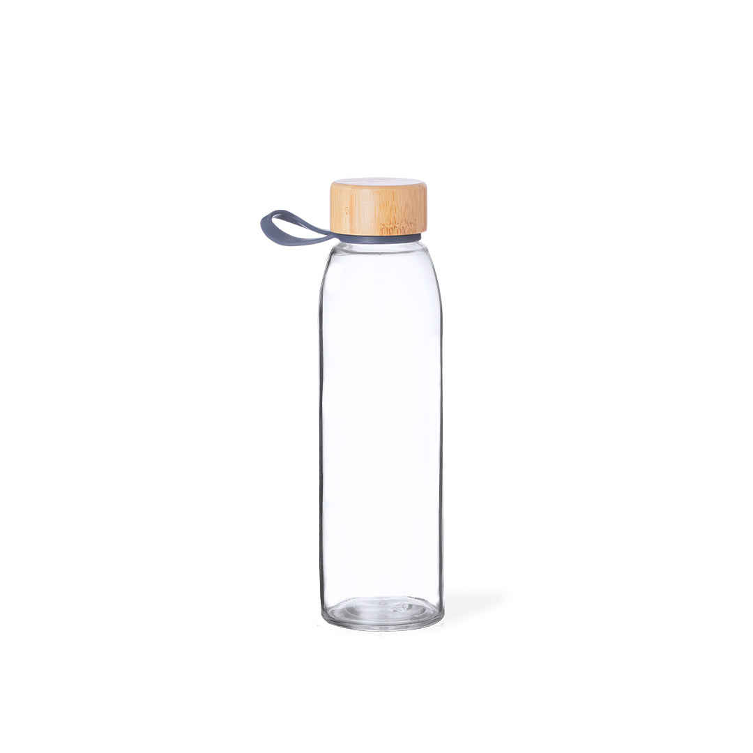 Bidão de Vidro Toniox 500 ml com Tampa de Bambu