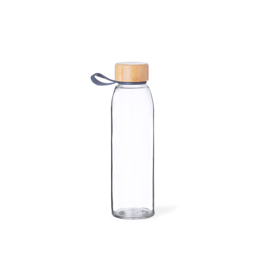 Bidão de Vidro Toniox 500 ml com Tampa de Bambu