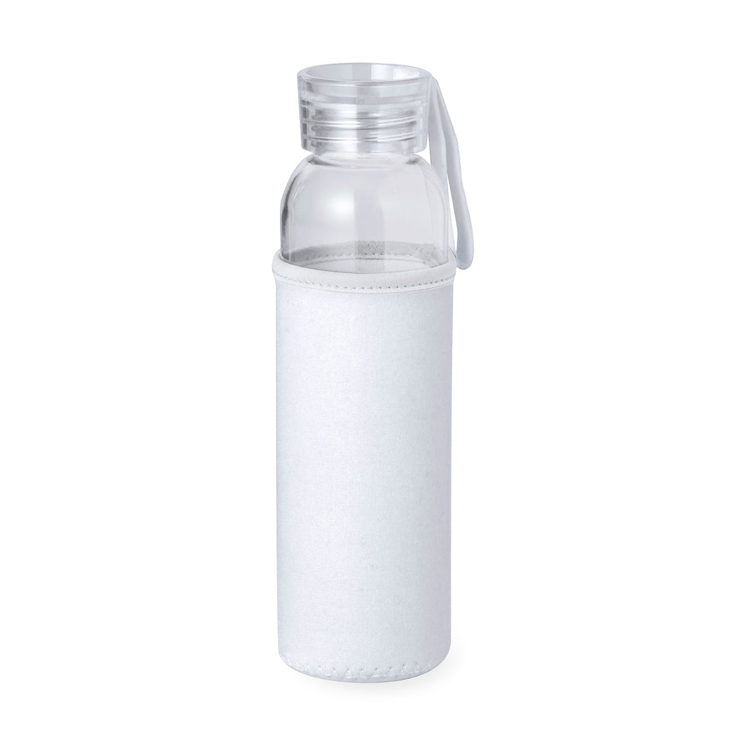 Bidão de Vidro 500ml com Asa de Silicone Colorido