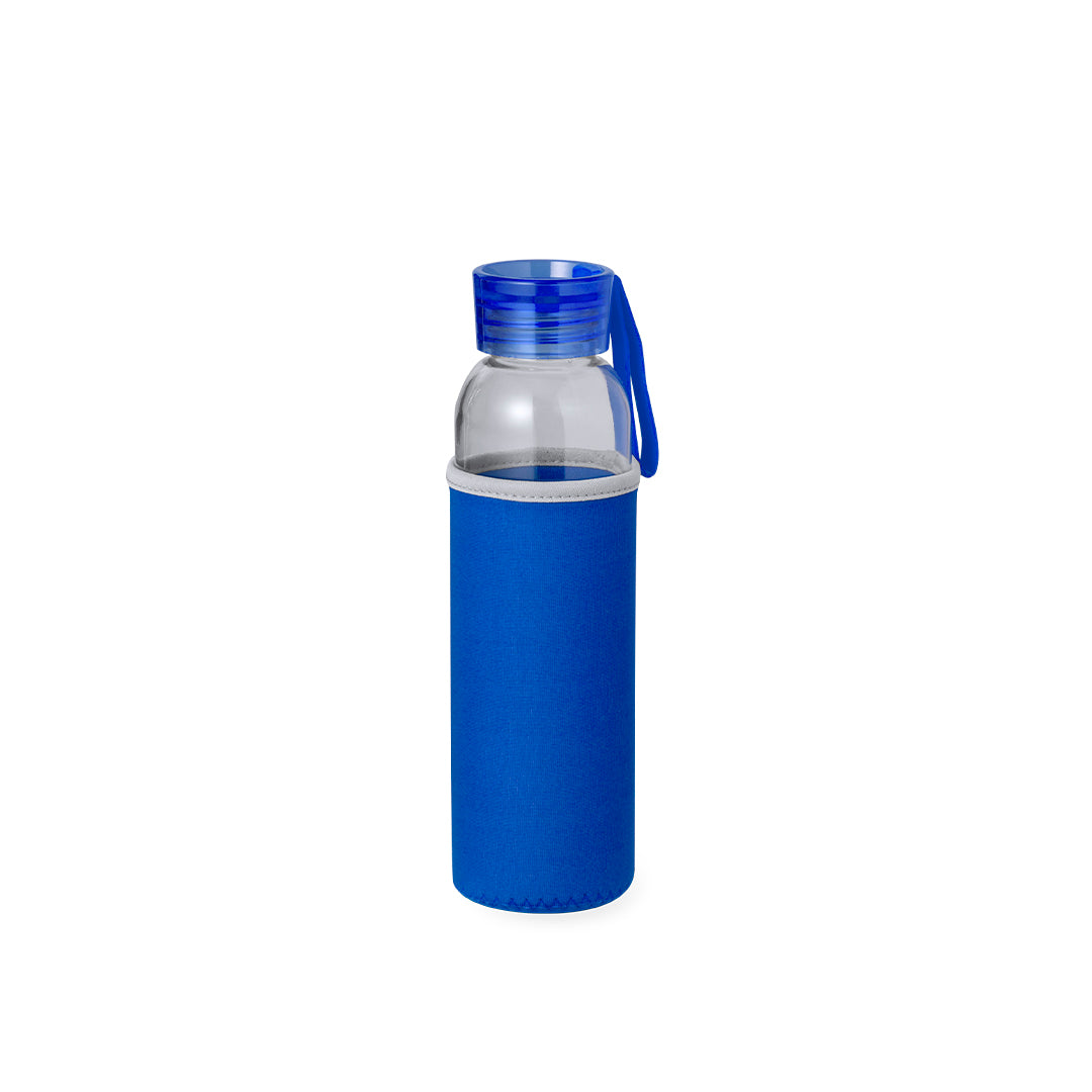 Bidão de Vidro 500ml com Asa de Silicone Colorido