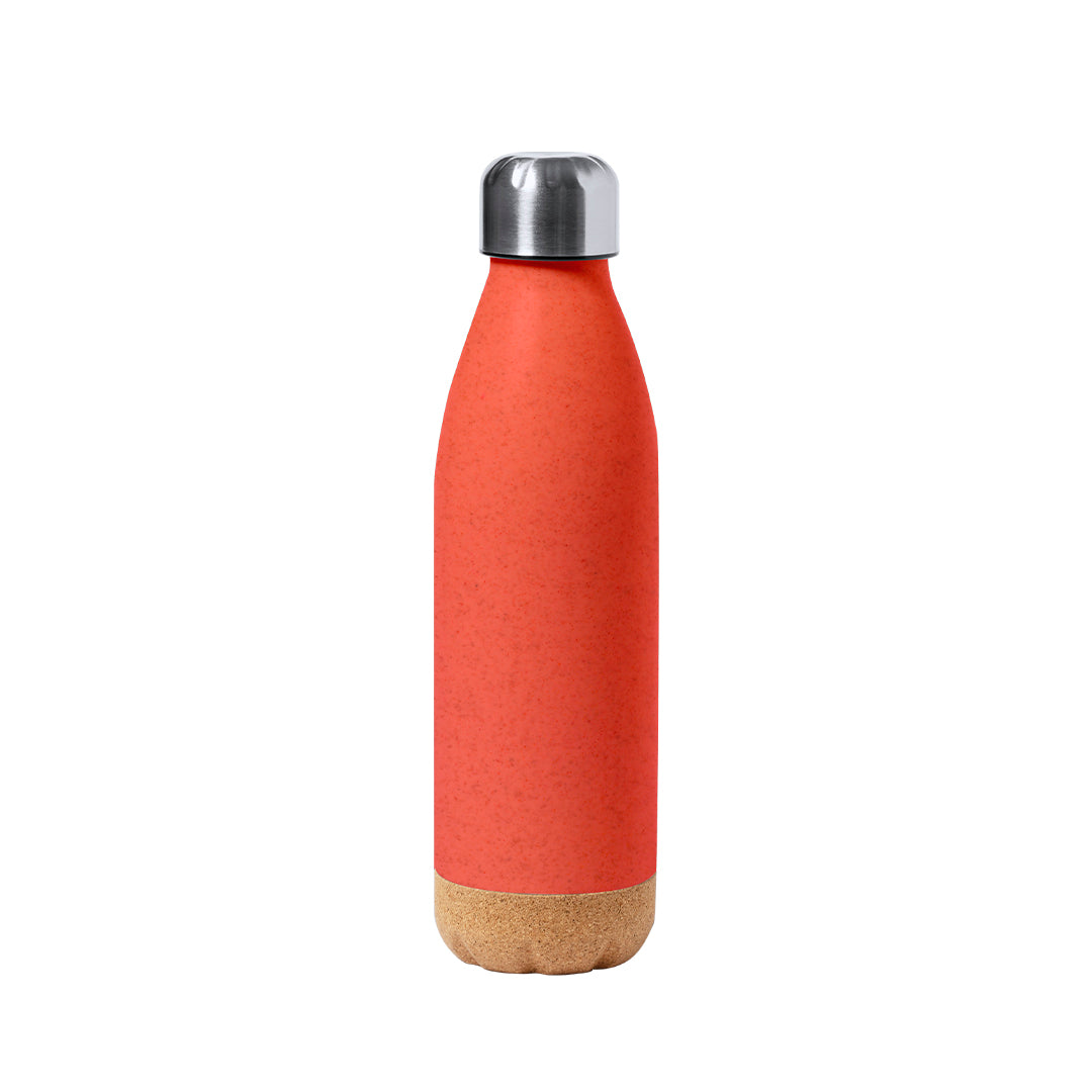 Bidão Stroud 650 ml com base de cortiça e tampa inox