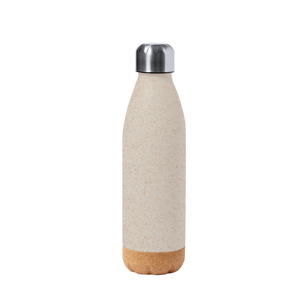 Bidão Stroud 650 ml com base de cortiça e tampa inox